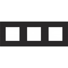 Rāmītis 3-vietīgs, Niko Pure steel black coated