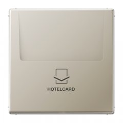 Virsma kartes sledzim (bez pogas), Hotelcard, Serie LS, krāsa nerūsējošais tērauds