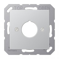 Virsma komunikāciju rozetei 22,5 mm Ø, Serie A, alumīnijs