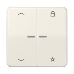 eNet taustiņš unversālais 2-viet, ar bultiņu simboliem<br />
, duroplasts, Serie CD, ziloņkaula