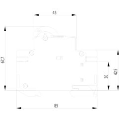 ETIMAT 6 3p C25 Automātiskais slēdzis 3P C25A - 6kA
