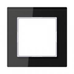 Stikla rāmītis 1-vietīgs, vertikālā un horizontālā montāža, A CREATION, melns