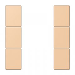 Taustiņs 3-viet, F50, Serie LS, terre sienne claire 31