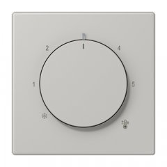 Centrālplate termostatam, termoplasts lakots, Serie LS, gris clair 31