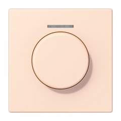 Centrālplate ar indikācijas logu KNX rotējošajam sensoram, Serie LS, orange pâle