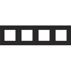 Rāmītis 4-vietīgs, Niko Pure steel black coated