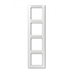 Rāmītis 4-vietīgs, vertikāla montāža, termoplasts, AS 500, balts