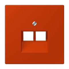 Virsma IAE/UAE-datu rozetei 2 x 8-polig, termoplasts lakots, Serie LS, rouge vermillon 59