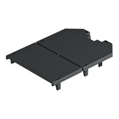 Adapterplate priekš UT4 104x76x2, PA, grafīta melns, 9011 UT34 P0