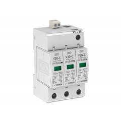 Pārsprieguma novadītājs V20 3-polīgs ar signalkontaktu 280V V20-C 3+FS-280
