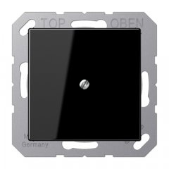 Nosedzošais vāks, duroplast, Serie A, melns