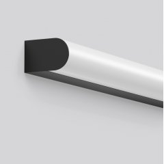 Gaismeklis AVIATO, 8,5...12 W, 1050...1600 lm, 930, 940, black, DALI Ceiling and wall luminaires, L 602 B 56 H 88, Plastic (PMMA) opal