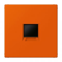 Virsma (ar fiksatoru) modulārai datu rozetei 1-vietīga, UMA-CAT6A, termoplasts lakots, Serie LS, orange vif