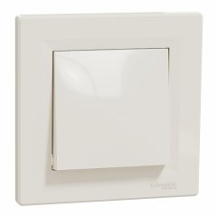 Asfora - intermediate switch - 10AX screwless, krēmkrāsas