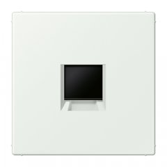 Virsma (ar fiksatoru) modulārai datu rozetei 1-vietīga, UMA-CAT6A, termoplasts lakots, Serie LS, outremer gris