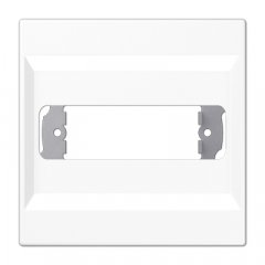 Centrālplate 1 , termoplasts, Serie LS, balts
