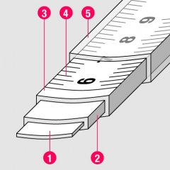 Mērlente BMI twoCOMP (3 m)