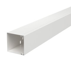 Kabeļu kanāls ar perforēto pamatni 80x80x2000, St, FSK, dzidri balts, 9010