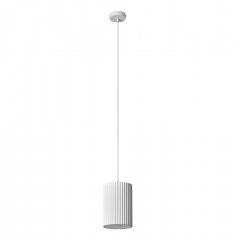 Decor Plaster Routes Tube Pendant 1XE27 White