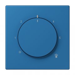 Centrālplate termostatam, termoplasts lakots, Serie LS, bleu céruléen 31