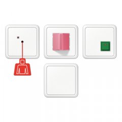 Avārijas zvanu komplekts  CD sērija balts