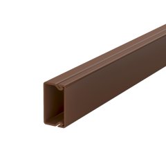 Kabeļu kanāls ar perforēto pamatni 15x30x2000, PVC, sēpijas brūna, 8014