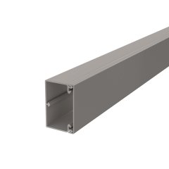 Kabeļu kanāls ar perforēto pamatni 40x60x2000, PVC, akmens pelēks, 7030