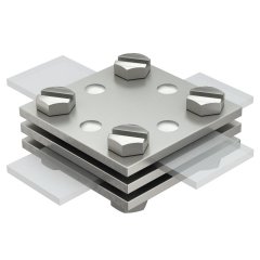 Krusta savienojums 30mm, V4A, 1.4571 256 DIN 30 V4A