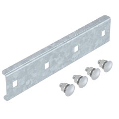 Garenais savienotājs ar skrūvēm kabeļu trepēm SLZ un SL 62 210x62, St, FT