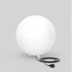 Apgaismes stabiņš HB 311, white, on/off Garden luminaires, D 500 H 500, Plastic (PE) opal