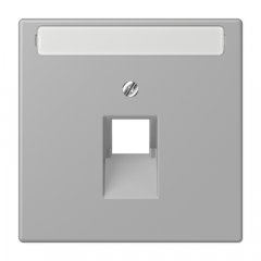 Virsma IAE/UAE-datu rozetei 1 x 8-polig, marķējams, termoplasts lakots, Serie LS, gris moyen