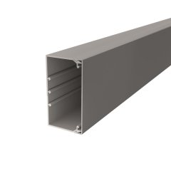 Kabeļu kanāls ar perforēto pamatni 60x110x2000, PVC, akmens pelēks, 7030