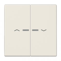 Taustiņs 2-viet ar indikācijas logu un virzienrādītāju, duroplasts, Serie LS, ziloņkaula