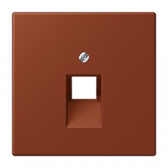 Virsma IAE/UAE-datu rozetei 1 x 8-polig, termoplasts lakots, Serie LS, terre sienne brûlée 59