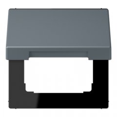 Rozetes vāks ar atsperi, termoplasts krāsots, Serie LS, gris 59