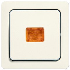 Taustiņs 1-viet, ar indikācijas logu, duroplasts, ST 550, ziloņkaula