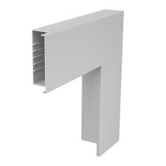 Plakanais stūris 470x170x80, PVC, gaiši pelēks, 7035