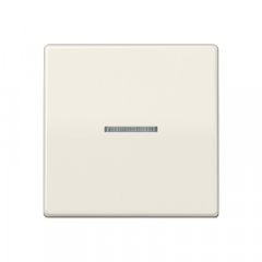 Taustiņs ar skrūvējamu stiprinājumu 1-viet ar indikācijas logu, termoplasts, Serie AS, ziloņkaula