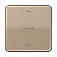 JUNG HOME taustiņš 1-viet, ar bultiņu simboliem<br />
, Aluminium eloxiert, Serie CD, gold-bronze