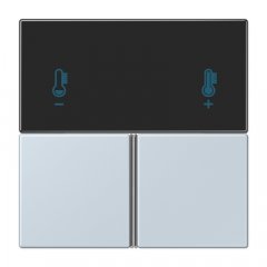 Taustiņs 3-viet, F40 KNX telpas kontrolierim, Serie LS, outremer pale