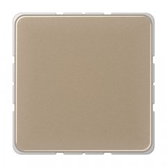 Nosedzošais vāks (tukša virsma), Aluminium eloxiert, Serie CD, gold-bronze