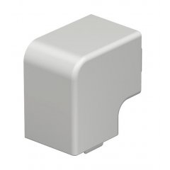 Plakana stūra vāks 40x40mm, PVC, gaiši pelēks, 7035