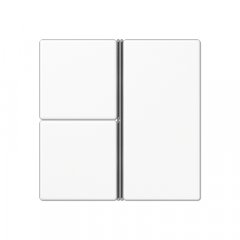 Taustiņs 3-viet, F40, Serie AS/A, balts