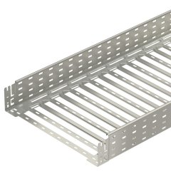 Kabeļu rene MKSM perforēta, ar ātro savienotāju 110x500x3050, V2A, 1.4301, 2B