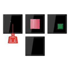 Avārijas zvanu komplekts  LS sērija melns