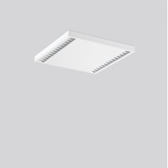 Gaismeklis SONIS, 26 W, 3450 lm, 840, white, on/off Ceiling luminaires, L 602 B 602 H 47, Alea optical system, Louvre