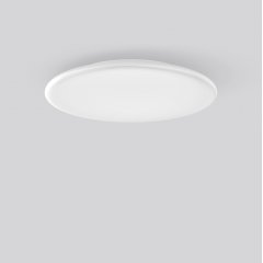 Gaismeklis HB 501, 25 W, 2400 lm, 830, 840, 857, white, on/off Ceiling and wall luminaires, D 400 H 63, Plastic (PC) opal
