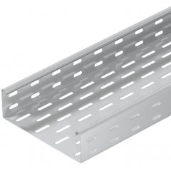 Kabeļu rene MKS perforēta 60x200x3000, V2A, 1.4301, 2B