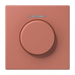 Centrālplate ar indikācijas logu KNX rotējošajam sensoram, Serie LS, terre sienne brique