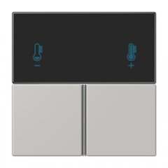 Taustiņs 3-viet, F40 KNX telpas kontrolierim, Serie LS, gris clair 31